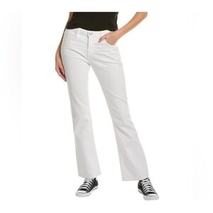 FRAME The Low Boot Jeans White Low Rise Bootcut Denim Womens